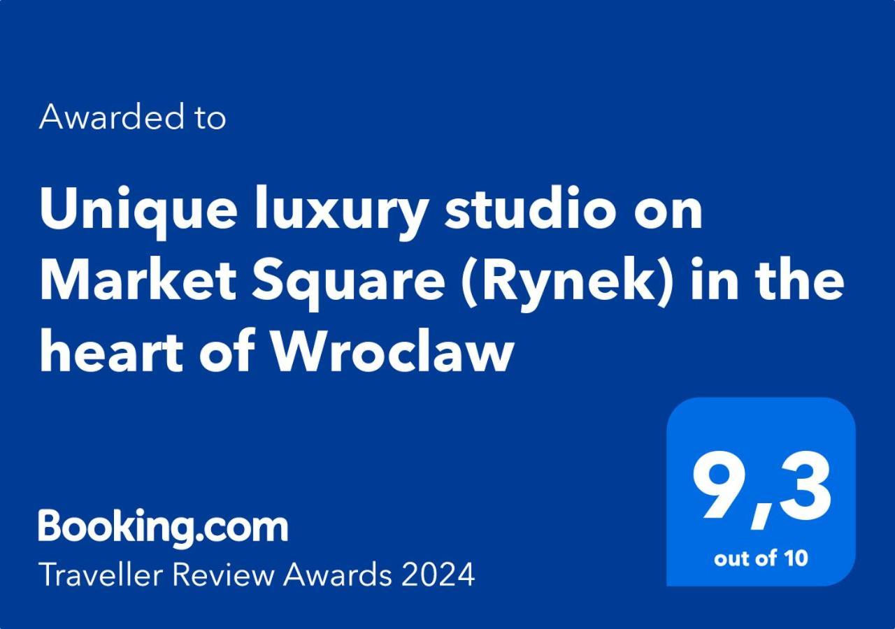 Apartamento Unique Luxury Studio On Market Square Breslavia Exterior foto